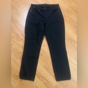 TALBOTS Black Corduroy Flawless Five-Pocket Straight Leg Pants Women's Size 8P
